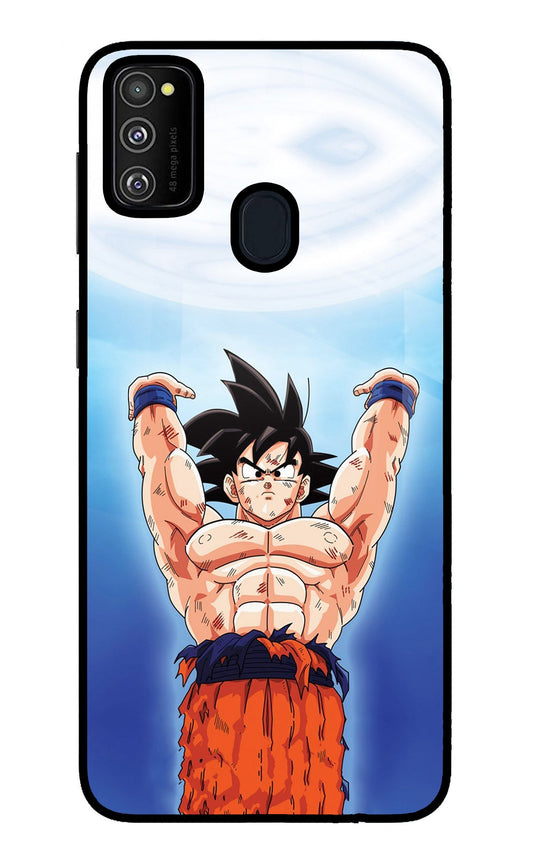 Goku Power Samsung M21 2020 Glass Case