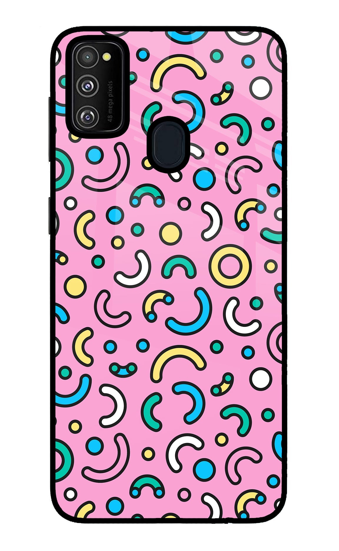 Memphis Design Samsung M21 2020 Back Cover