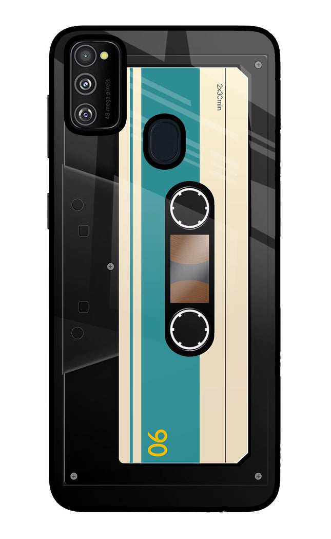 Cassette Samsung M21 2020 Glass Case Back Cover by Casekaro