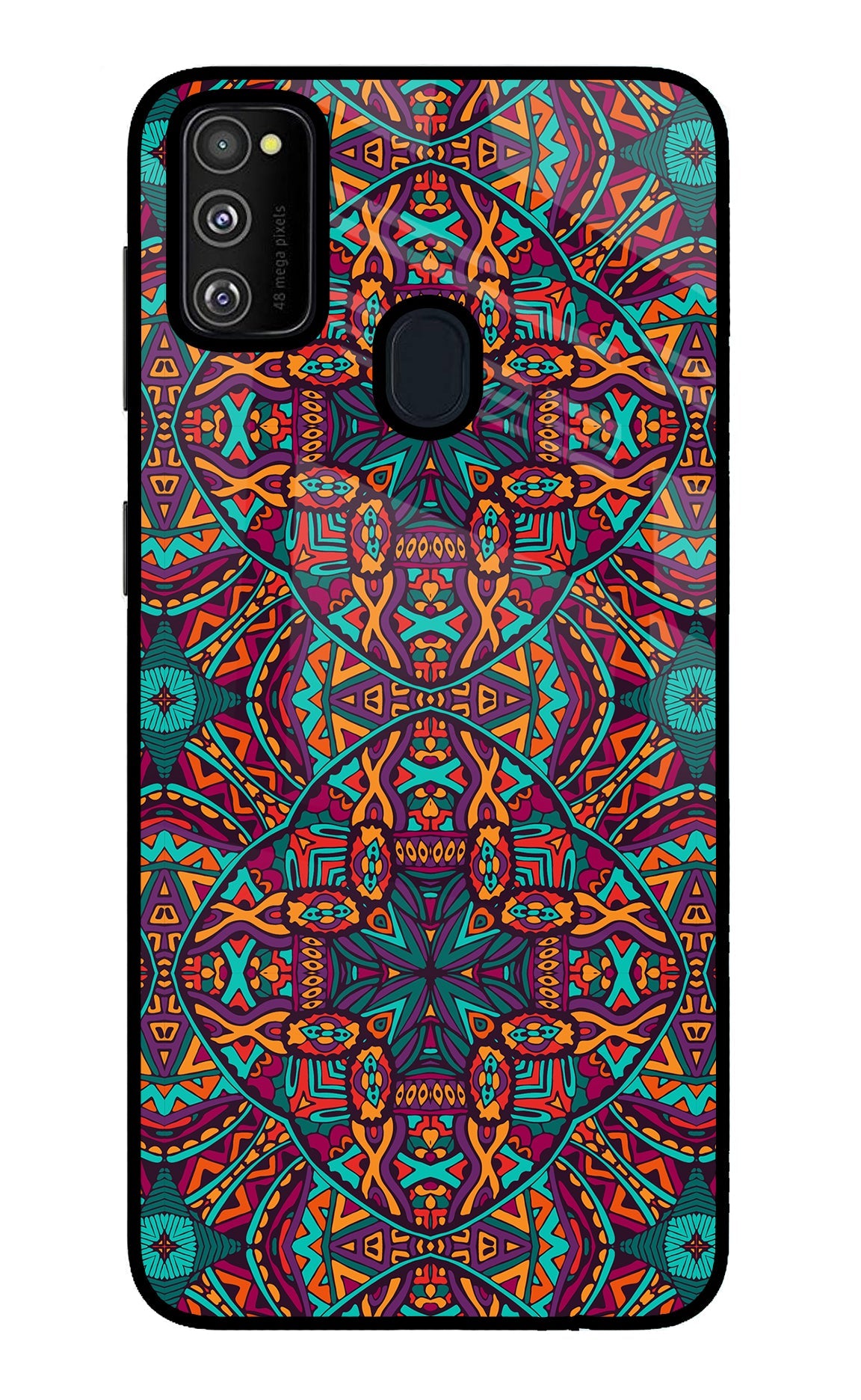 Colour Mandala Samsung M21 2020 Glass Case