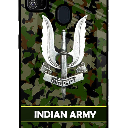Balidan Indian Logo Samsung M21 2020 Glass Case Back Cover by Casekaro