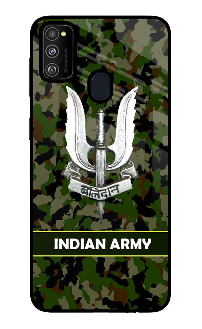 Balidan Indian Logo Samsung M21 2020 Glass Case Back Cover by Casekaro
