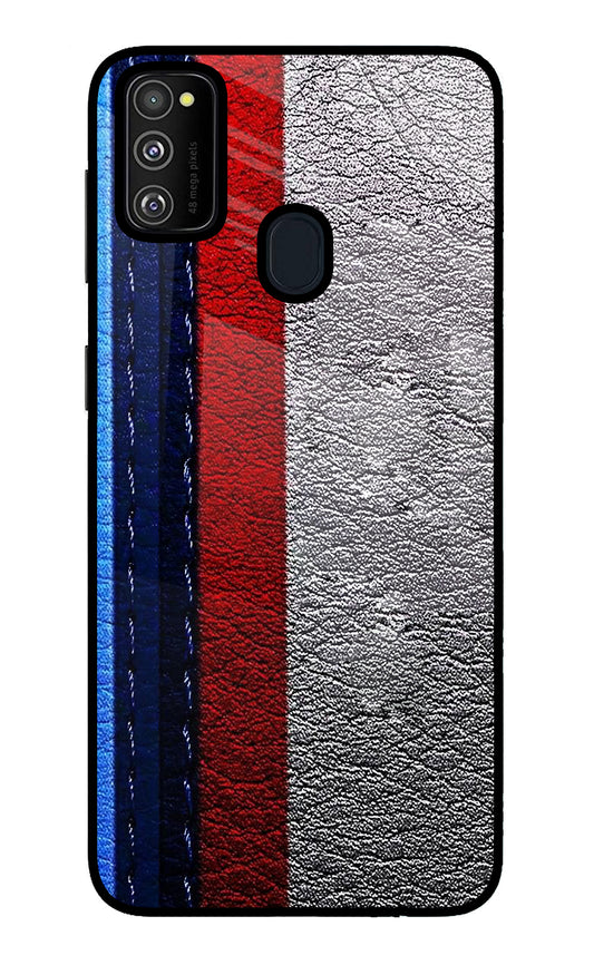 BMW Stripes Samsung M21 2020 Glass Case