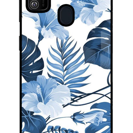 Fabric Art Samsung M21 2020 Glass Case Back Cover by Casekaro