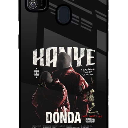 Donda Kanye West Samsung M21 2020 Glass Case Back Cover by Casekaro
