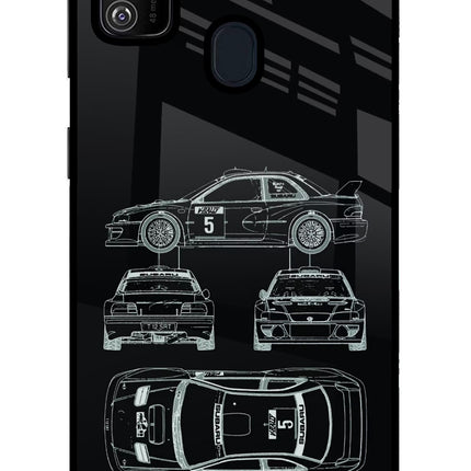 WRC'99 Samsung M21 2020 Glass Case Back Cover by Casekaro