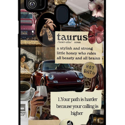 Taurus Zodiac Samsung M21 2020 Glass Case Back Cover by Casekaro