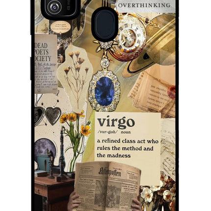 Virgo Zodiac Samsung M21 2020 Glass Case Back Cover by Casekaro