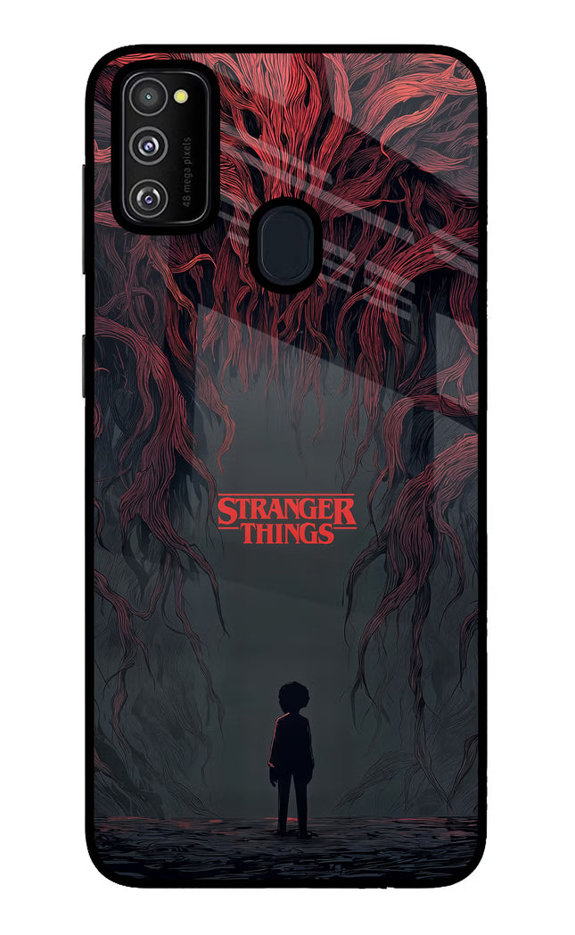 Ordinary Things Dark Side Samsung M21 2020 Glass Case Back Cover by Casekaro