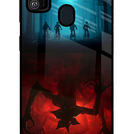 Ordinary Things Downside Up Samsung M21 2020 Glass Case Back Cover by Casekaro