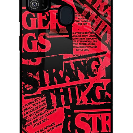 Ordinary Things Samsung M21 2020 Glass Case Back Cover by Casekaro
