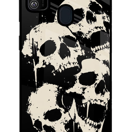 Dead Stack Samsung M21 2020 Glass Case Back Cover by Casekaro