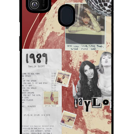Taylor Swift Samsung M21 2020 Glass Case Back Cover by Casekaro
