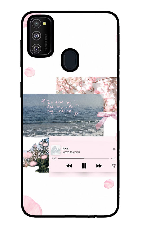 Wave to earth Samsung M21 2020 Glass Case