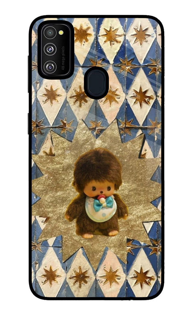 Woodooo Samsung M21 2020 Glass Case Back Cover by Casekaro