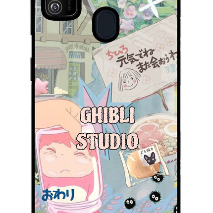 Studio Ghibli Samsung M21 2020 Glass Case Back Cover by Casekaro