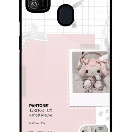 Pantone Asthetic Samsung M21 2020 Glass Case Back Cover by Casekaro