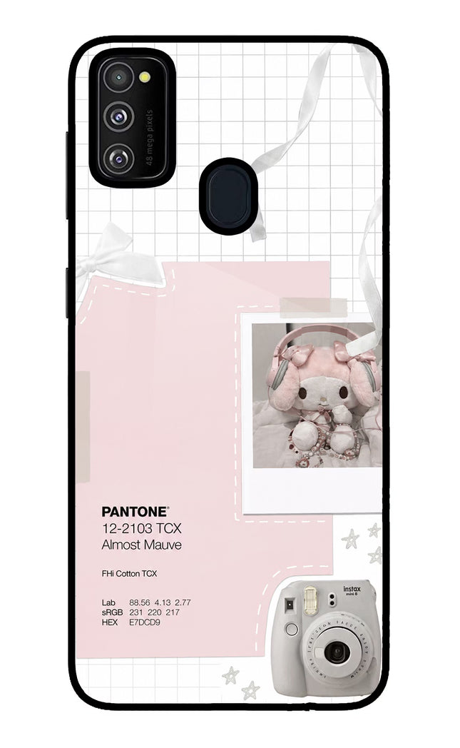 Pantone Asthetic Samsung M21 2020 Glass Case Back Cover by Casekaro