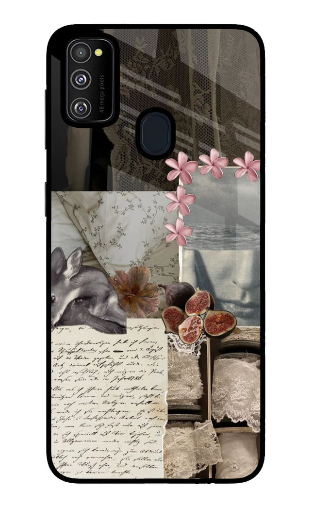 Midnight Sky Samsung M21 2020 Glass Case Back Cover by Casekaro