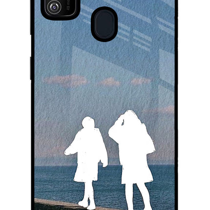 Coastal Dream Samsung M21 2020 Glass Case Back Cover by Casekaro