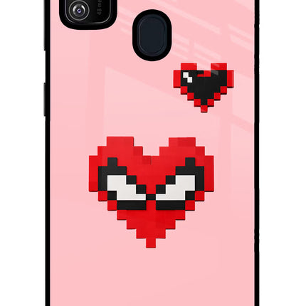 Gwen Heart Samsung M21 2020 Glass Case Back Cover by Casekaro