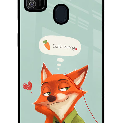 Nick Charm Samsung M21 2020 Glass Case Back Cover by Casekaro