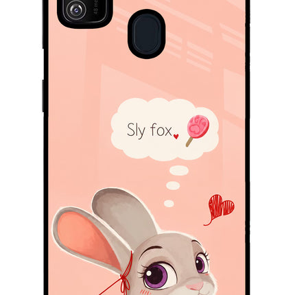 Judy Charm Samsung M21 2020 Glass Case Back Cover by Casekaro