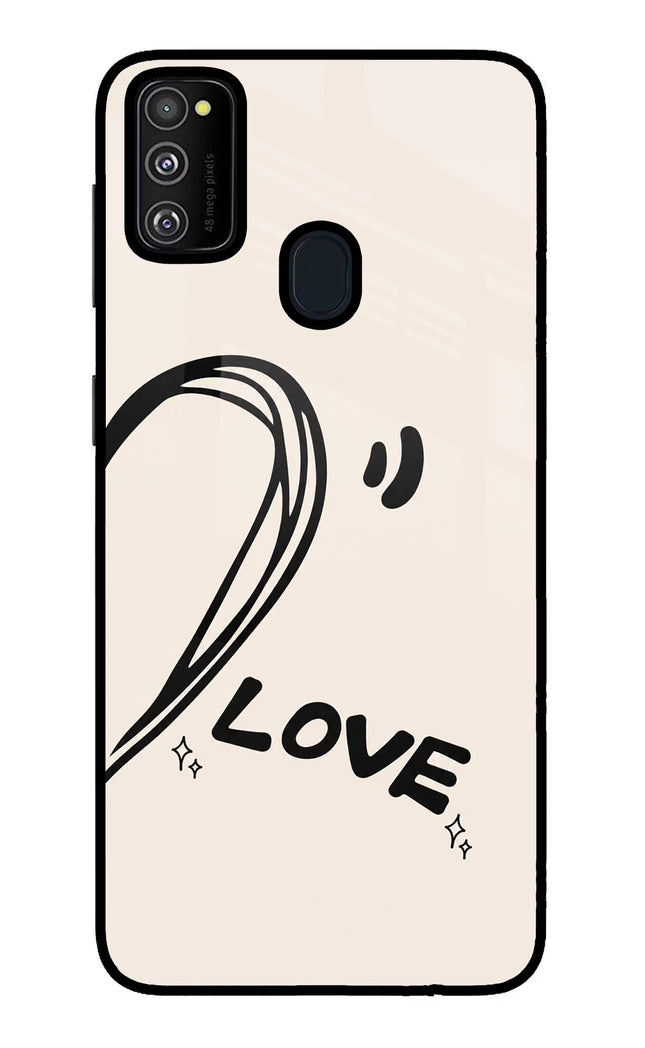 Soul Line Samsung M21 2020 Glass Case Back Cover by Casekaro
