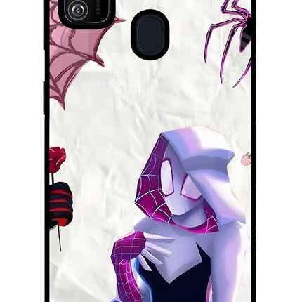 Gwen Verse Samsung M21 2020 Glass Case Back Cover by Casekaro