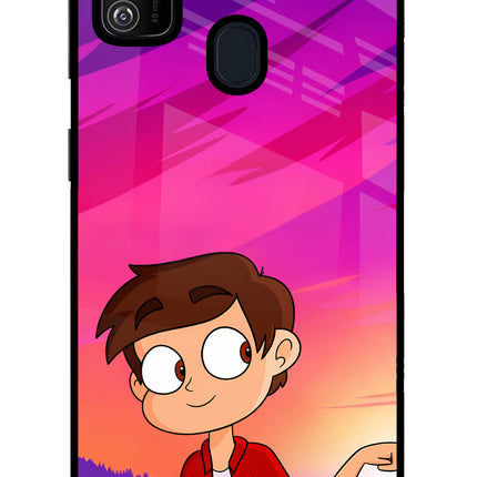 Marco Sunset Samsung M21 2020 Glass Case Back Cover by Casekaro