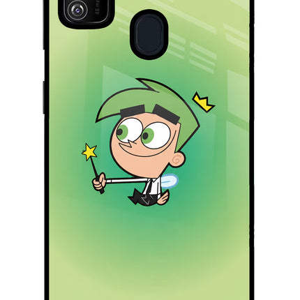 Cosmo Magic Samsung M21 2020 Glass Case Back Cover by Casekaro