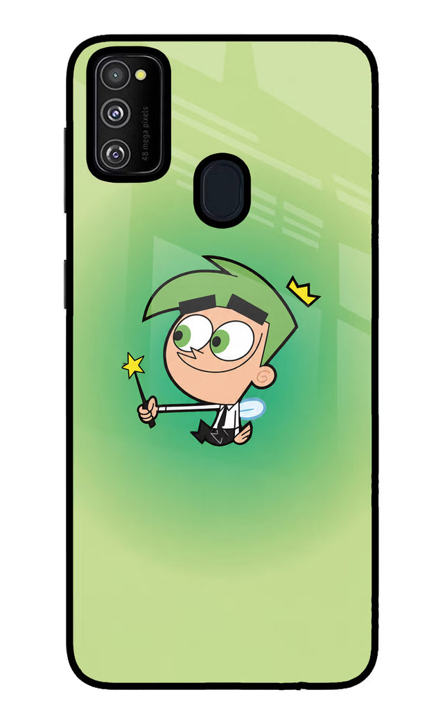Cosmo Magic Samsung M21 2020 Glass Case Back Cover by Casekaro