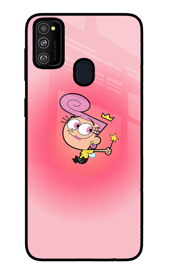 Wanda Magic Samsung M21 2020 Glass Case Back Cover by Casekaro