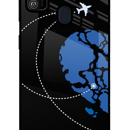 Love Orbit Samsung M21 2020 Glass Case Back Cover by Casekaro