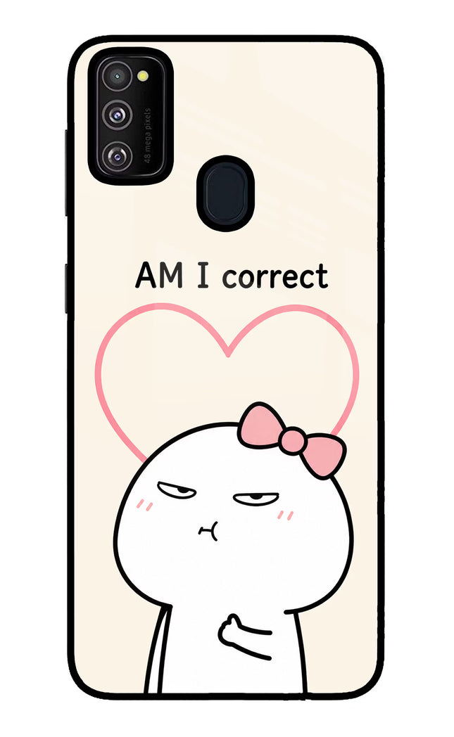Always Right Samsung M21 2020 Glass Case Back Cover by Casekaro