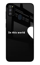 This World Samsung M21 2020 Glass Case