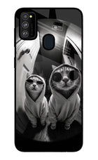 Hood Cats Samsung M21 2020 Glass Case