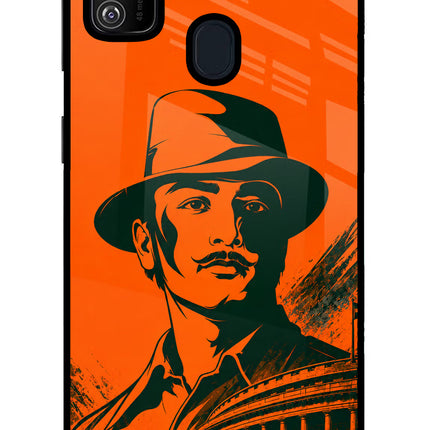 Bhagat Singh Legacy Samsung M21 2020 Glass Case