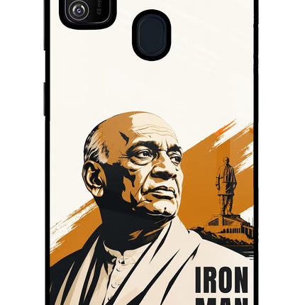 Sardar Patel Iron Will Samsung M21 2020 Glass Case