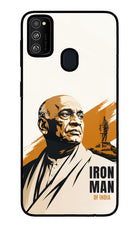 Sardar Patel Iron Will Samsung M21 2020 Glass Case