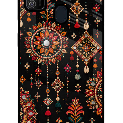 Boho Noir Samsung M21 2020 Glass Case