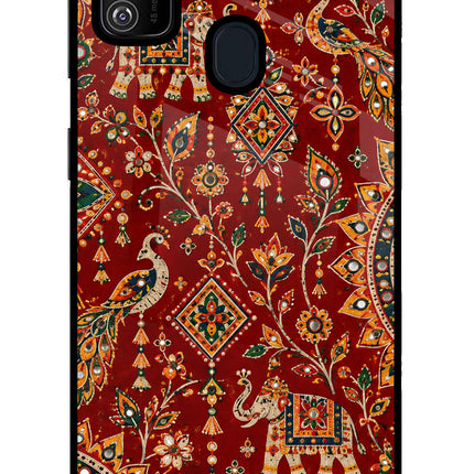 Laal Riwaaz Samsung M21 2020 Glass Case