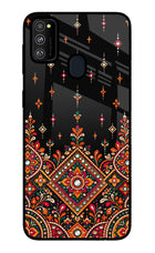 Noir Mehfil Samsung M21 2020 Glass Case