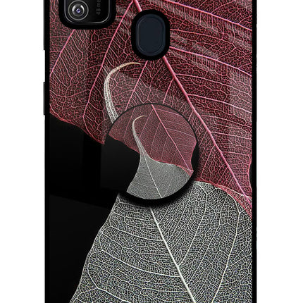 Leaf Pattern Samsung M21 2020 Pop Case by Casekaro