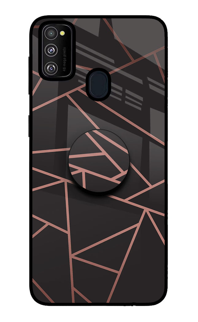 Geometric Pattern Samsung M21 2020 Pop Case by Casekaro