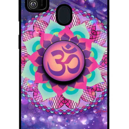 Om Purple Samsung M21 2020 Pop Case by Casekaro