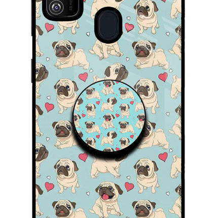 Pug Dog Samsung M21 2020 Pop Case by Casekaro
