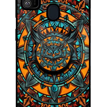 Angry Owl Samsung M21 2020 Pop Case by Casekaro