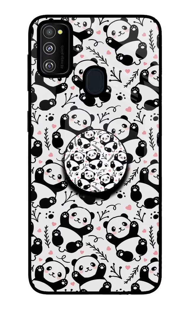 Cute Panda Samsung M21 2020 Pop Case by Casekaro