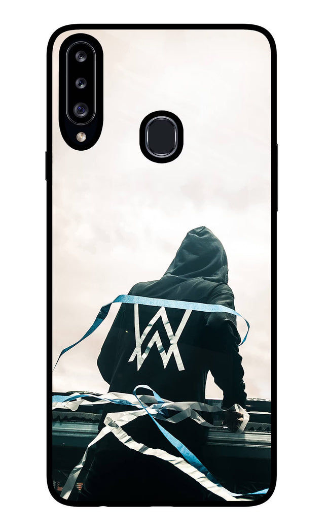 Alan Walker Samsung A20s Glass Case Back Cover by Casekaro